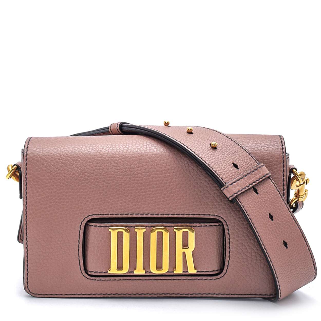Christian Dior - Lilac Leather  Diorevolutien Leather Flap Bag 